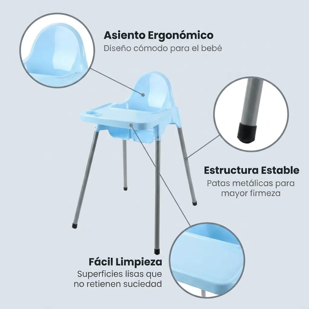Silla De Comer Bebe ART CH3031 - Imagen 4