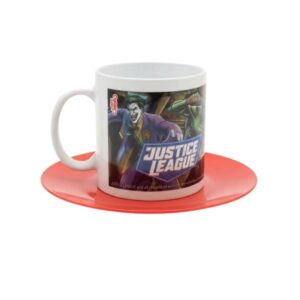 Tasa con plato liga justicia ART Lj028
