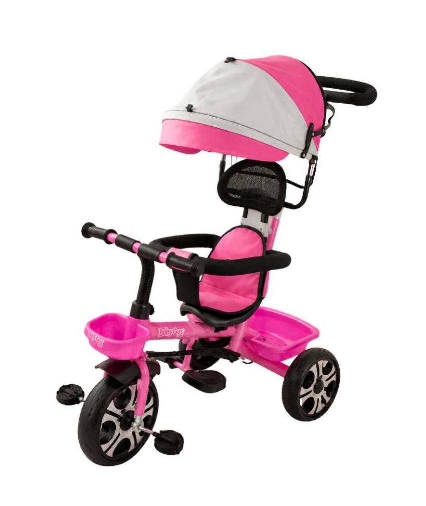 Triciclo Infantil Evolutivo 'Baby Gus' con Capota y Guía ART 56197