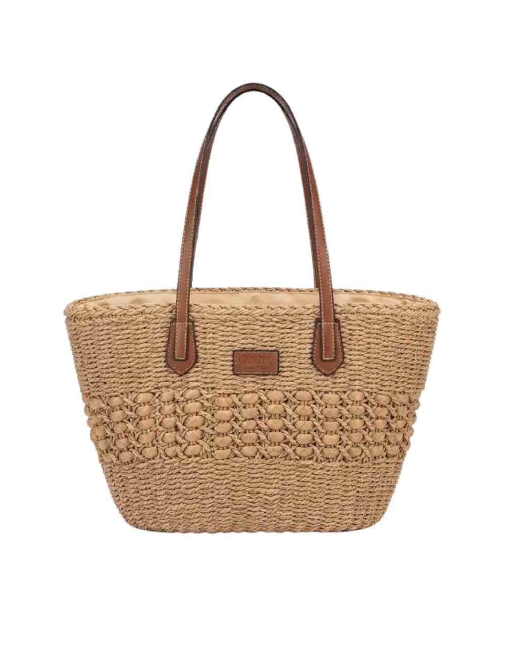 Cartera Bolso Rafia Canteo Art 26116