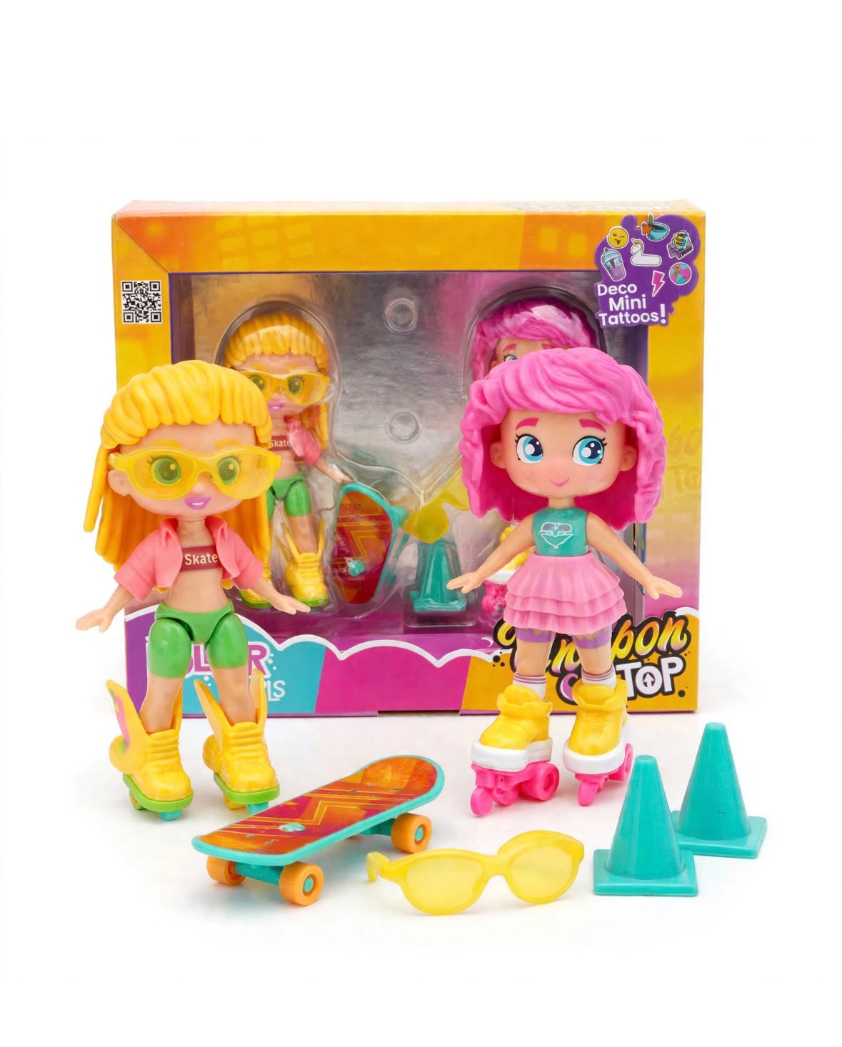 Pack de Muñecas Pinypon Top Roller Girls ART PNN02000 - Imagen 2