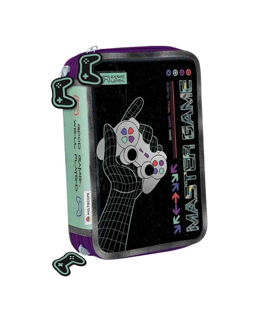 Cartuchera de 3 Pisos "Master Game" art 7603-02