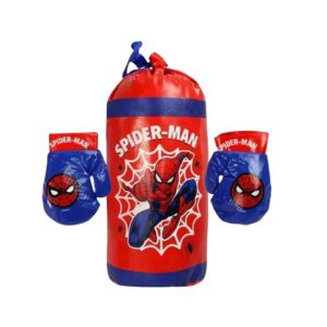 Set de Boxeo Infantil "Spider-Man" - Saco y Guantes para Niños ART 54733