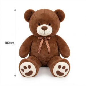Peluche Oso con moño 1MT Sentado ART 6402