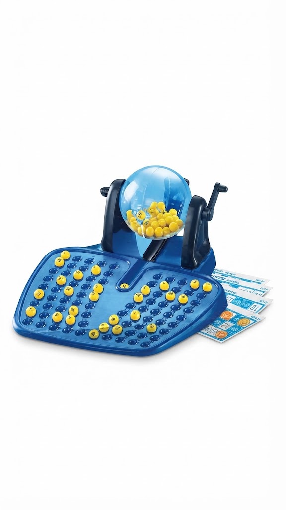 Juego de Mesa Bingo Clásico Familiar con Bolillero y 48 Cartones ART 51106