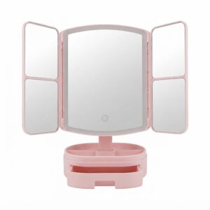 Espejo de Tocador Plegable con Luz LED y Organizador ART OP66134