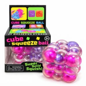 cubo squishy con pelotitas Antiestrés Sensorial art SQ006